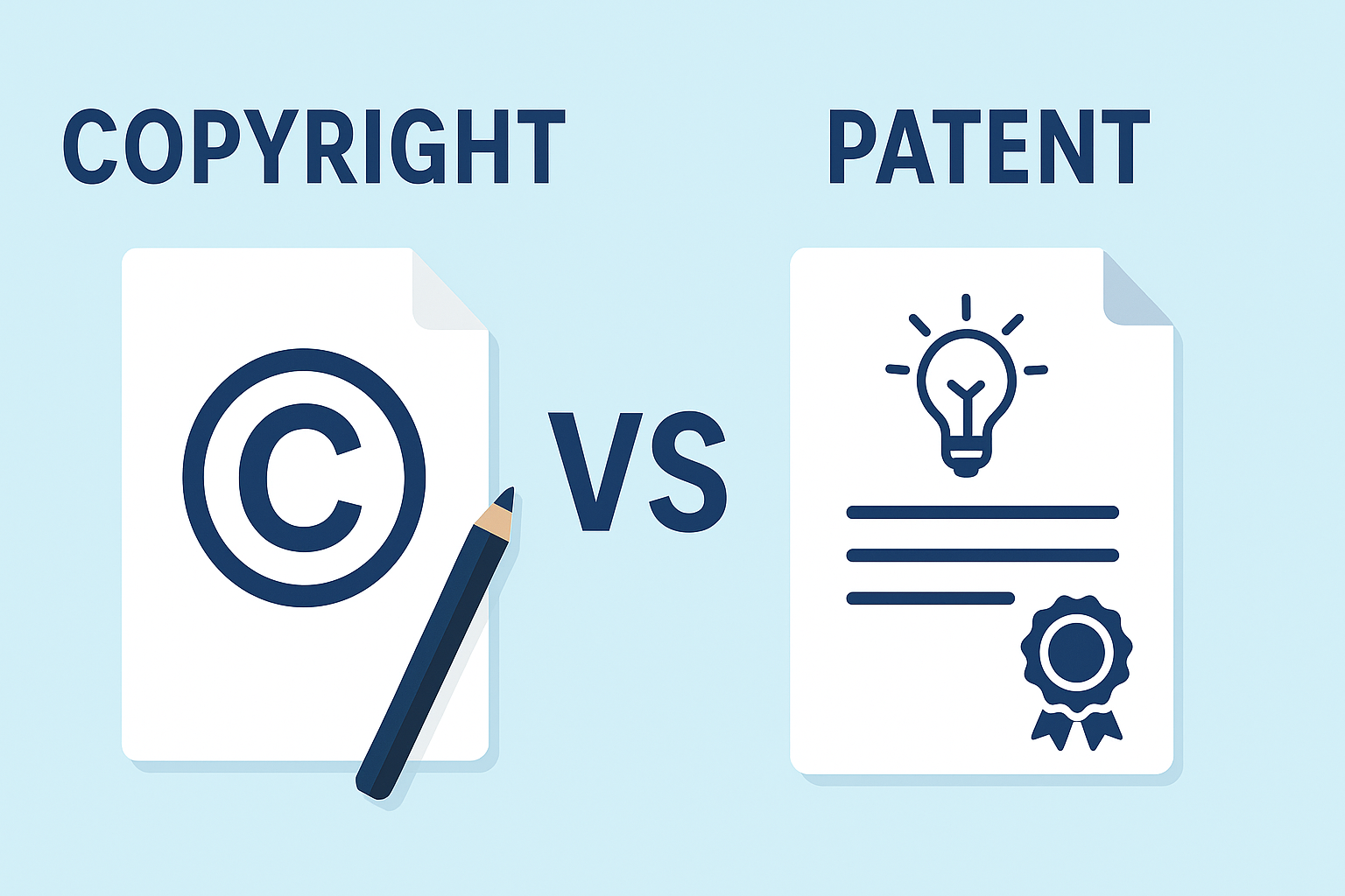 copyright vs patent