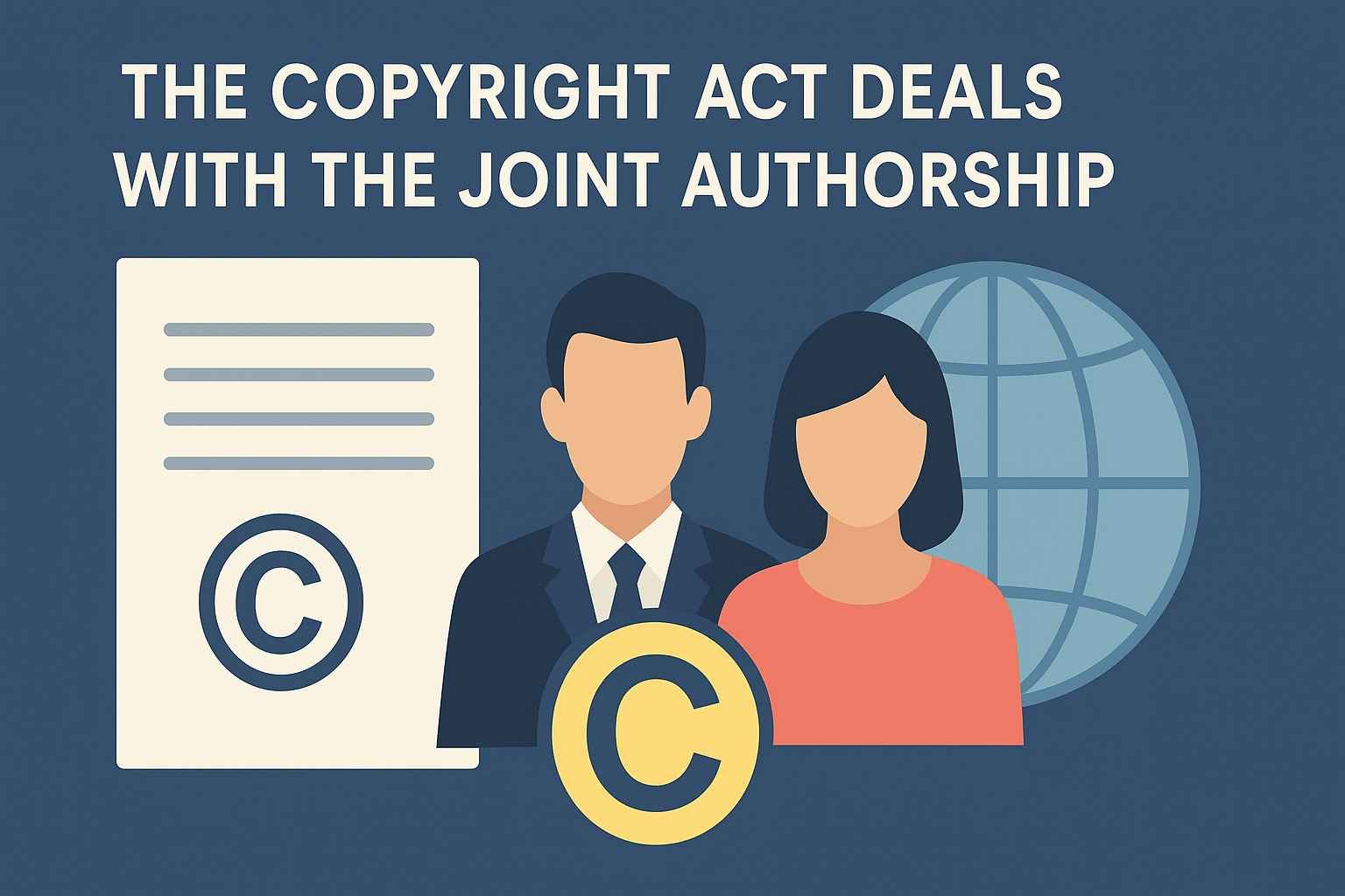 the copyright act deals with the joint authorship under