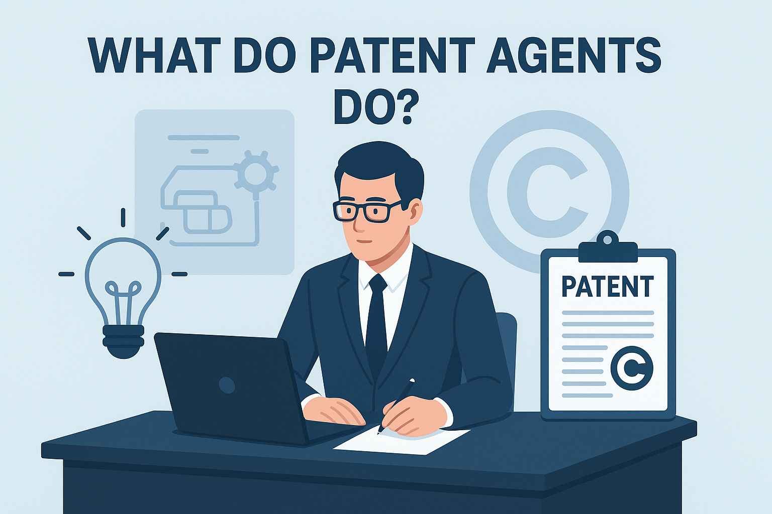 what do patent agents do