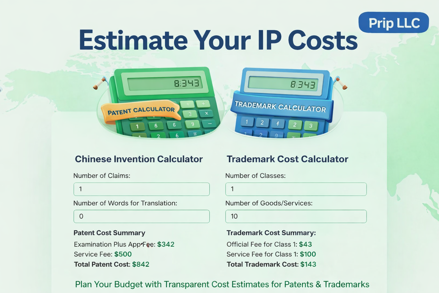 IP cost calculator